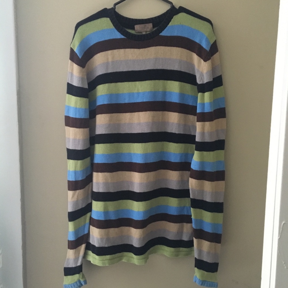 Plus Size Striped Sweater